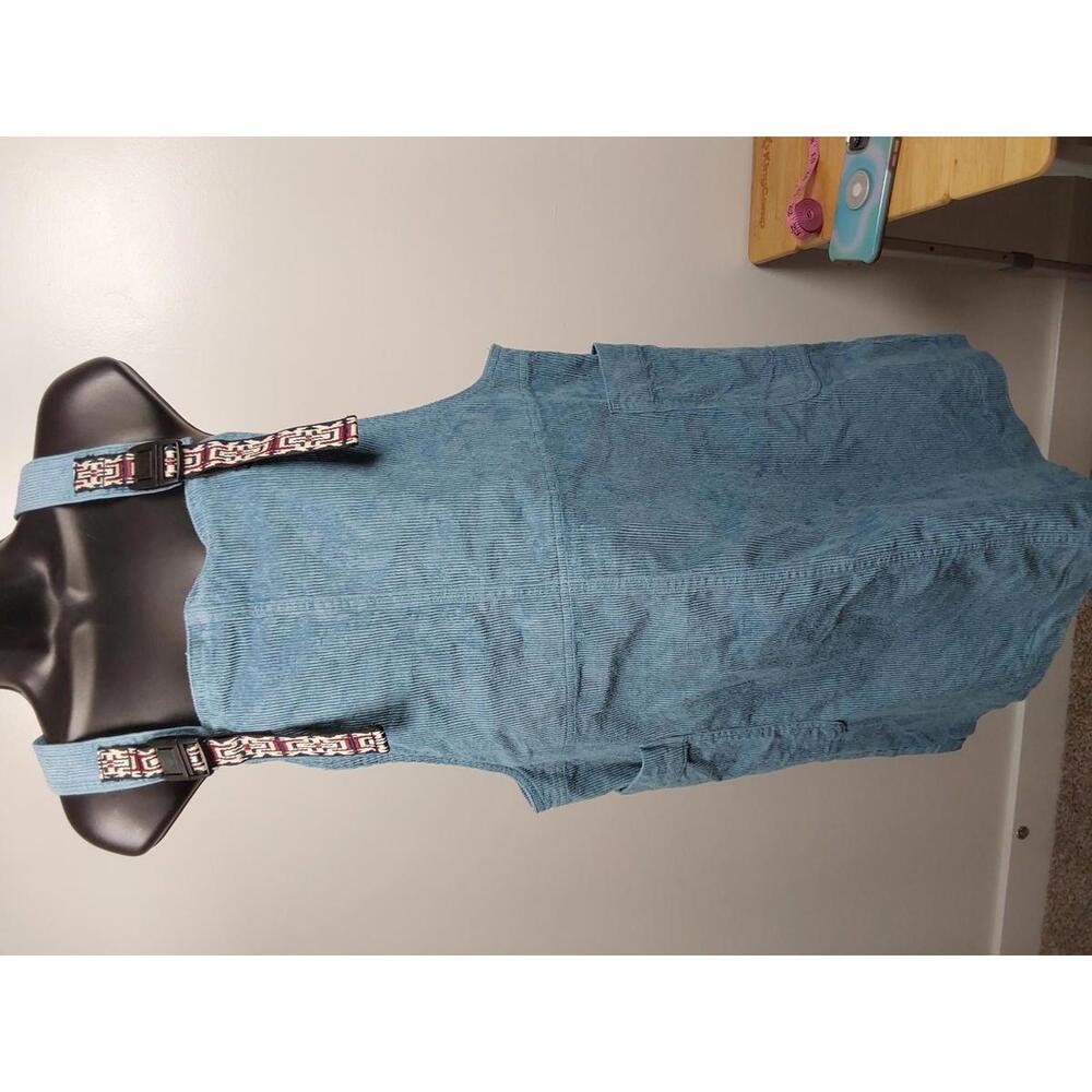 Kavu Blue Corduroy Dress